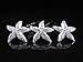 20 Pieces Bride Rhinestone Starfish Hair Pin for Beach Themed Wedding, Hair Stick Women Hair Accessories Hairpiece