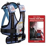 Bundle: Small Blue RideSafer Travel Vest (new 2012 model!) with Take-Along Travels with Baby Tips Guidebook