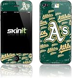 Skinit Oakland Athletics - Cap Logo Blast Vinyl Skin for Apple iPhone 4 / 4S