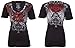 Archaic AFFLICTION Womens T-Shirt HEARTACHE Tattoo Biker UFC BKE Sinful