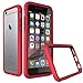 Rhino Shield Crash Guard Slim Impact Bumper for iPhone 6/6s - Red (includes Rear Scratch Protection Shield)