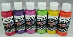 Createx 5811-00 Pearl Sampler Airbrush Set of 6 Pearl Colors