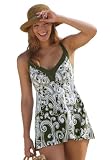 H-back empire swimdress