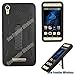 BLU Energy X Plus E030U Heavy Duty Case NFWA, Dual Layer Tough Armor Kickstand, Smart Phone Case (HVD Black)