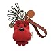 SUPERCB Cion Purse Small Bag Key Ring Keychain Wallet Dog Toy For Women Red