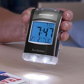 Travel Clock with Flashlight