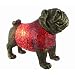 Stained Glass Bulldog Accent Table