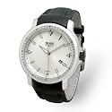 Hugo Boss -1512098 - Montre Homme - Quartz Analogique - Bracelet en Cuir Noir - Argent
