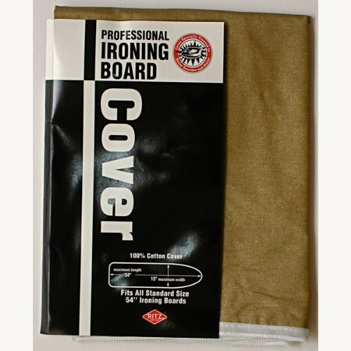 Ritz Professional Treated Cotton Ironing Board Cover with Drawstring Closure