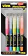 Vivo Vx Liquid Ink Highlighters, 5-Color Set, 18095