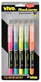 Vivo Vx Liquid Ink Highlighters, 5-Color Set, 18095