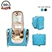 KIPOZI Hanging Toiletry Bag for Men & Women Rugged & Water Resistant with Mesh Pockets & Sturdy Hook Travel Shower Bag