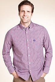 Blue Harbour Pure Cotton Mini Gingham Check Shirt