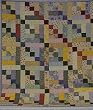 Hand Pieced Scrappy Floral Throw 48" X 59"