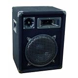 Omnitronic DX-1022 3-Wege Box lautsprecher (400 Watt) schwarz (st&uuml;ck)