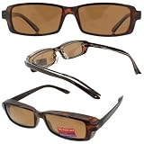 Slim Jim Mini Fit Over Sunglasses Copper Bronze Polarized Lenses