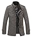 Wantdo Men's Wool Blend Pea Coat