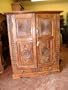 India Furniture Antique Armoire Tv Cabinet Carved Rustic Huge Chest From India FREE SHIP