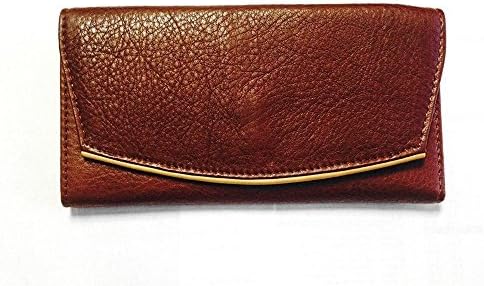 Tuscan Fields Cashmere Leather Card Case Wallet