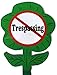 Triluca No Trespassing Yard Sign-by Duke Za Daisy
