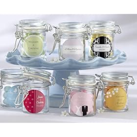  Personalized Glass Favor Jars (Set of 576) - Baby Shower Gifts & Wedding Favors