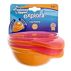 Tommee Tippee 4-Pack Explora Weaning Bowls – Girls