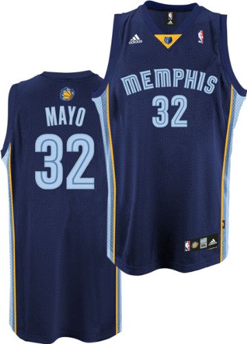 O.J. Mayo Memphis Grizzlies Navy Swingman Adidas NBA Jersey