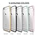 Ringke Fusion Frame Compatible with iPhone 6 Case, iPhone 6S Case Dual-Layered TPU Bumper and PC Drop Protection Clear Back Shock Absorption Protective Bumper - Royal Gold