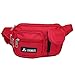 Everest Multiple Pocket Waist Fanny Pack Fanny with Cell Phone Pocket (Navy, 14 X 6.5 X 3)