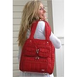 Lug Lug Koie Puddle Jumper Ideal Travel Tote with pockets galore, Red