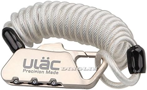 Small Mtb Bicycle Lock Bike Mountain Cycle Fixed Gear Anti Theft Security Coded Wire Cable Combination Lock Mini - Light Grey