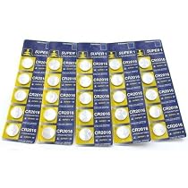 Watch Calculator Batteries 25 CR2016 Lithium 3V Battery