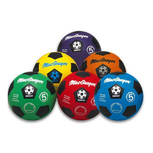 MacGregor Size 5 Multicolor Soccerballs- Individual