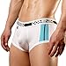 Dominik Underwear Cotton Trunk, Mens, White