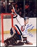 BILLY SMITH NY Islanders Goalie SIGNED 8x10 Photo