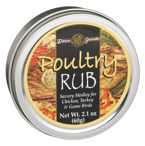 Dean Jacobs Poultry Rub, 2.1-Ounce Tins (Pack of 6) by Dean Jacobs