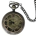 Ornamentverzierte Mechanische Taschenuhr (W1) . 48 Stunden Gangreserve. Inklusive Gürtelclip