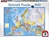 Schmidt - 57055 - Puzzles - Carte D'Europe - 1000 Pi�ces