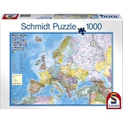 Schmidt Spiele - Europa-Karte, 1000 Teile Puzzle