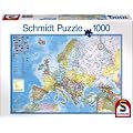 Schmidt Spiele - Europa-Karte, 1000 Teile Puzzle