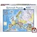 Schmidt Spiele - Europa-Karte, 1000 Teile Puzzle