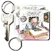 Londons Times Offbeat Cartoons - News/Current Events - Pat Robertson, Led Zeppelin and Lava Lamps - Key Chains