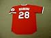 RICK MANNING Cleveland Indians 1975 Majestic Cooperstown Throwback Baseball Jersey, MEDIUM