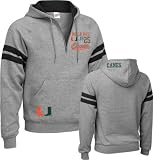 Miami Hurricanes Oxford Frat Hooded Sweatshirt