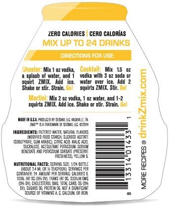 Cocktail Mixer - ZMIX Lemon Drop (Free Shipping Promo)