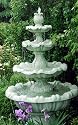 8' Calypso Cast Stone 4-Tier Outdoor Garden Water Fountain