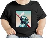 Skull Knight White Dove オーガニックベビーTシャツ 12 - 18 Months
