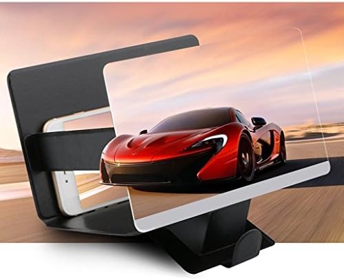 Screen Magnifier Leather MINKANAK 7.8 Inch Cell Phone Enlarger 3D HD Movie Video Amplifier Foldable Holder Stand for iPhone 6 6s Plus, Samsung Galaxy Note5 4 3 S6 Edge All Smart Phones (business)