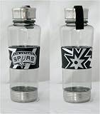 San Antonio Spurs Water Bottle: 24oz Polycarb Water Bottle