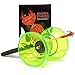 KickFire Diabolos® Green Nova Chinese YoYo Diabolo Set with Carbon Sticks and String
